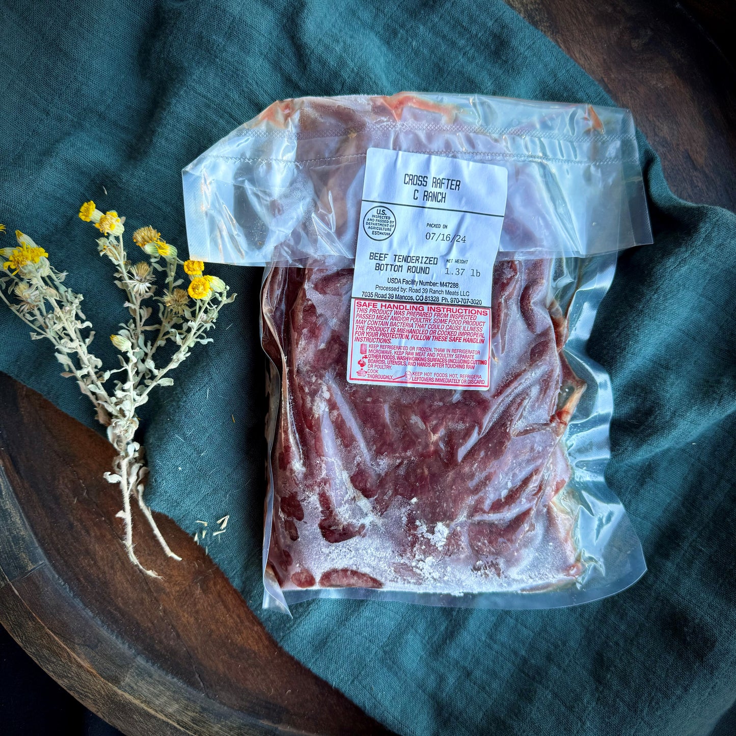 Tenderized Bottom Round Steak $13.99/lb