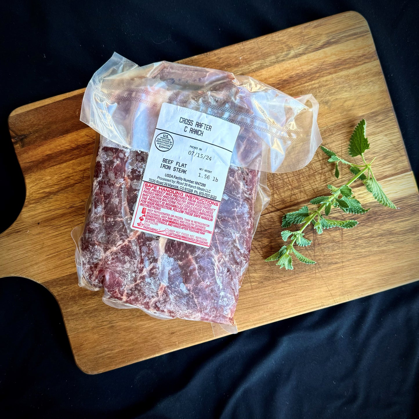 Flat Iron Steak $22.99/lb