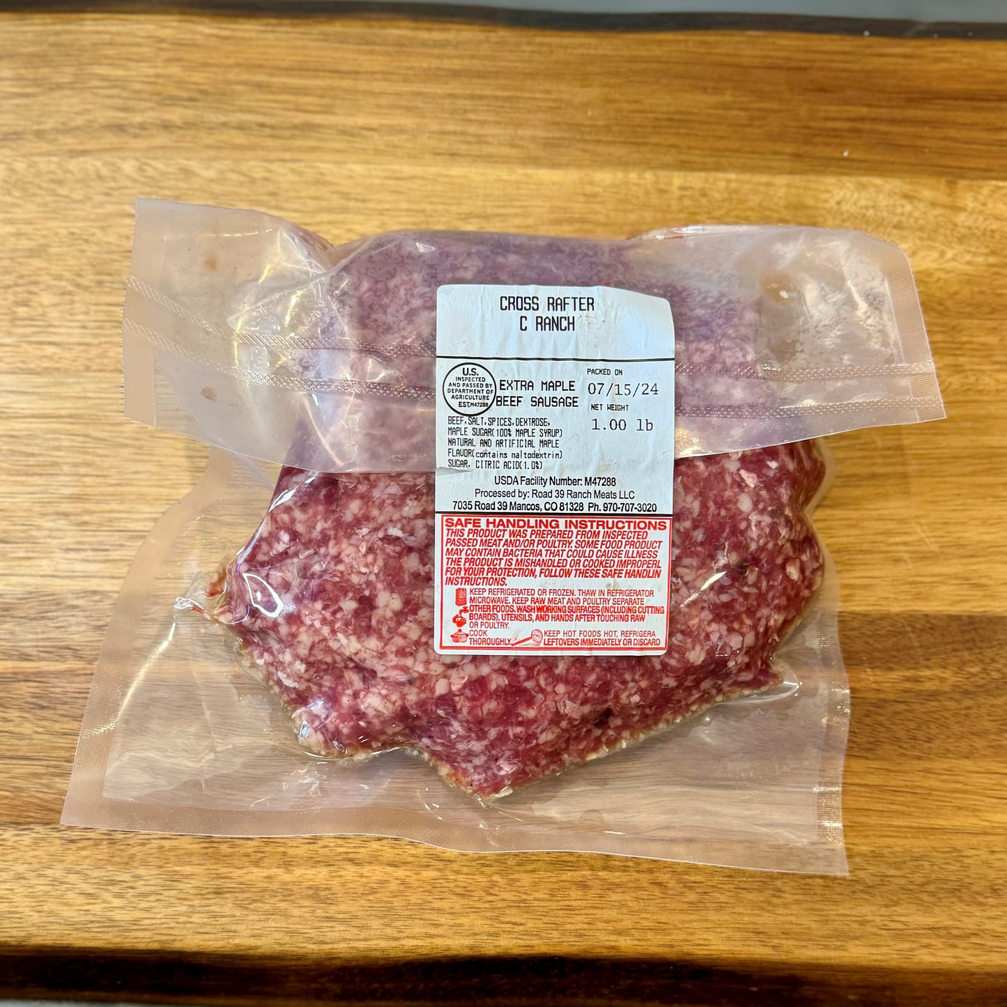 Maple Breakfast Sausage $11.99/lb