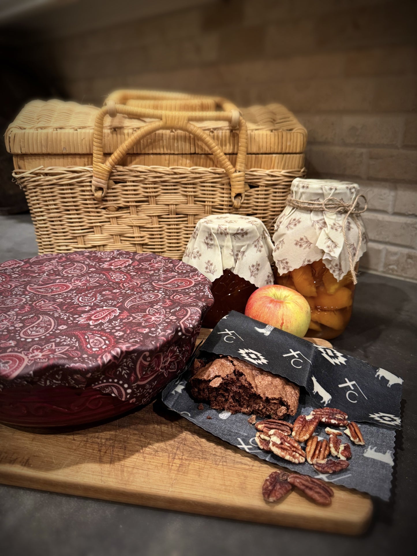 Organic Beeswax Wraps - Set of 4