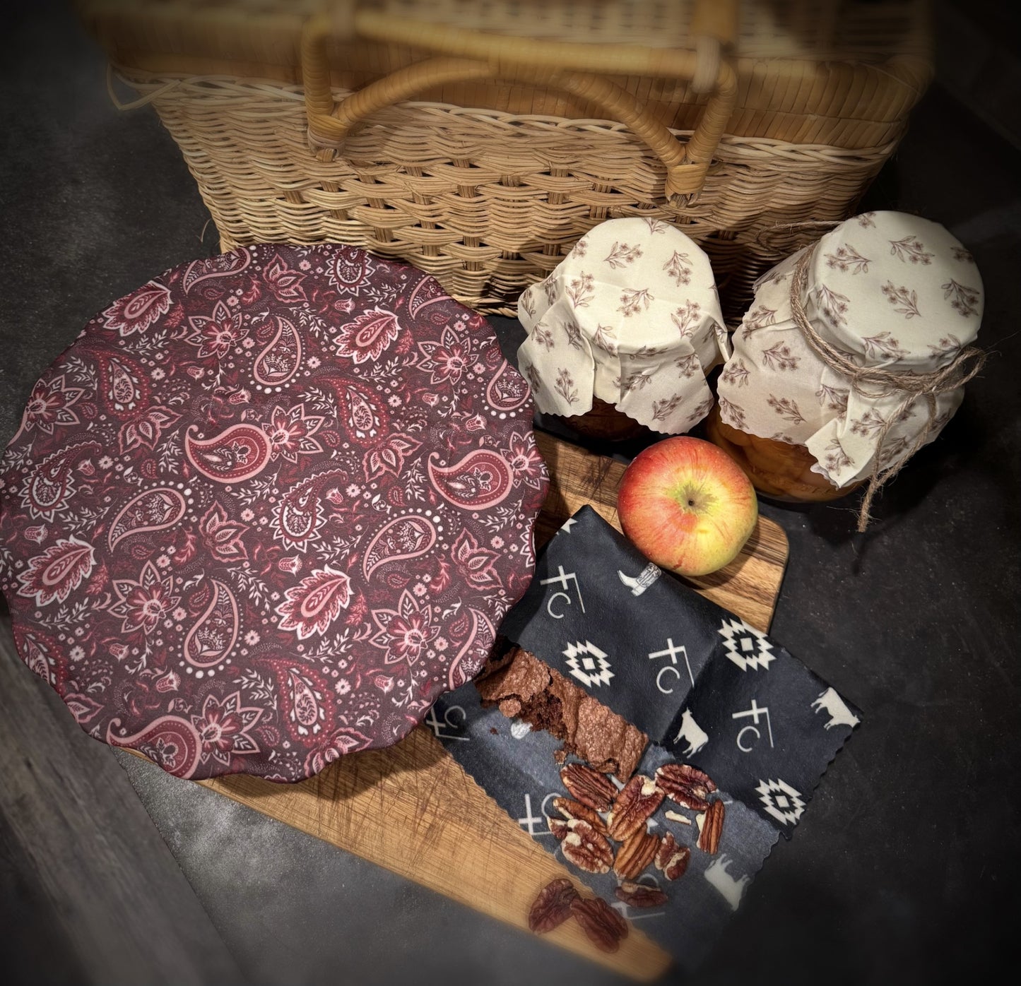 Organic Beeswax Wraps - Set of 4