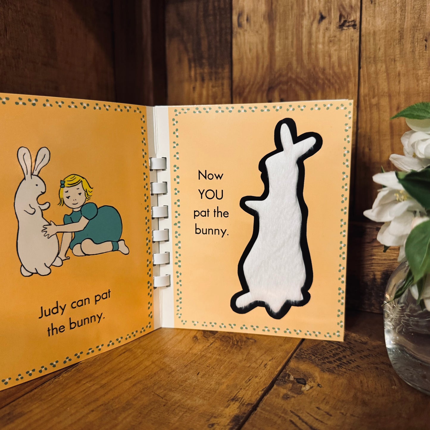 Book - Vintage 1968 Pat The Bunny Book Interactive