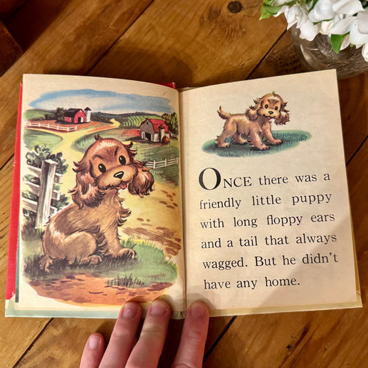Book - Vintage 1947 The Puppy That Found A Home