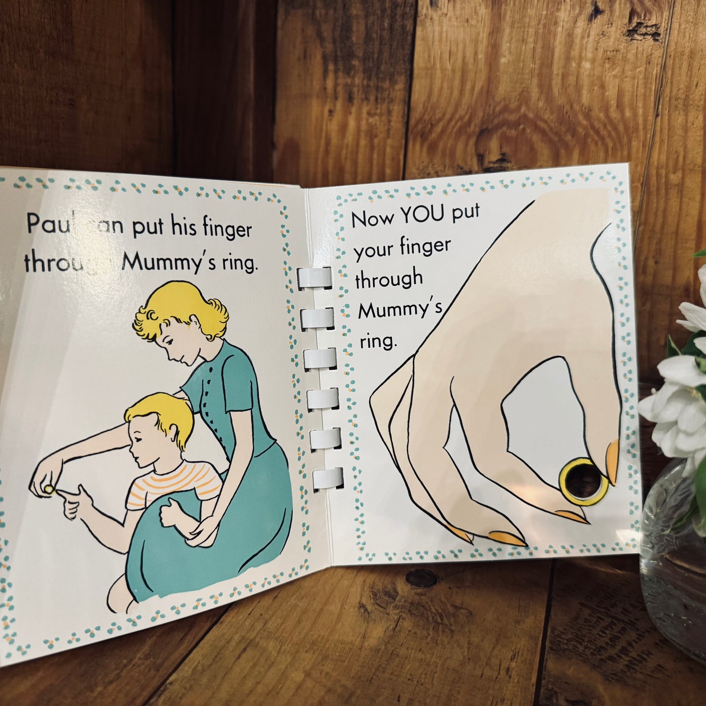 Book - Vintage 1968 Pat The Bunny Book Interactive