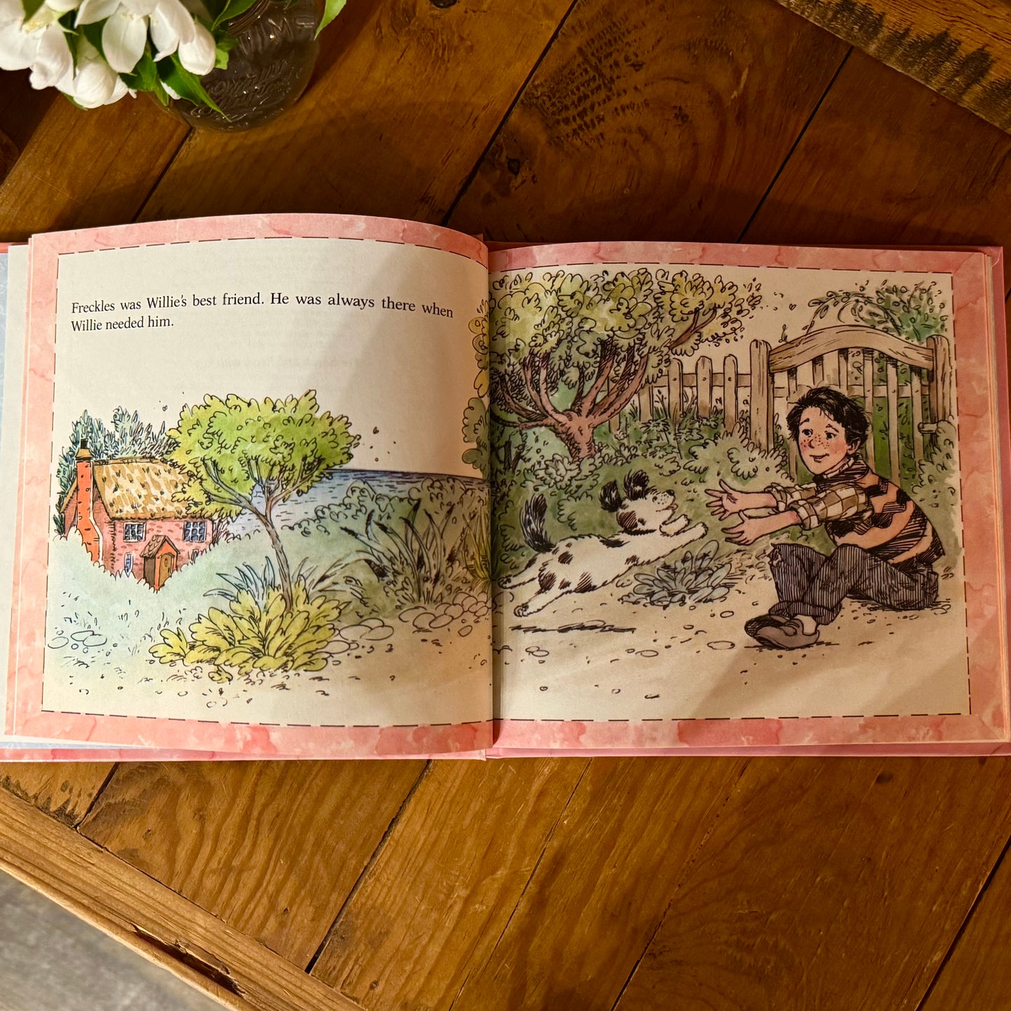 Book - Vintage 1986 Freckles & Willie